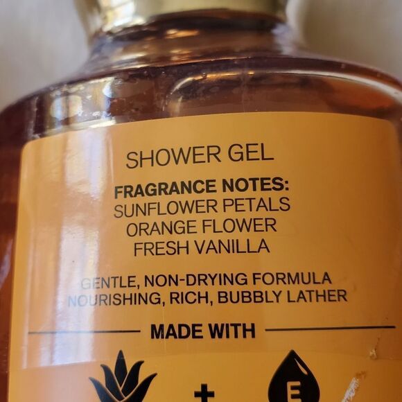 2x Bath & Body Works Golden Sunflower Shower Gel NEW - Picture 4 of 8